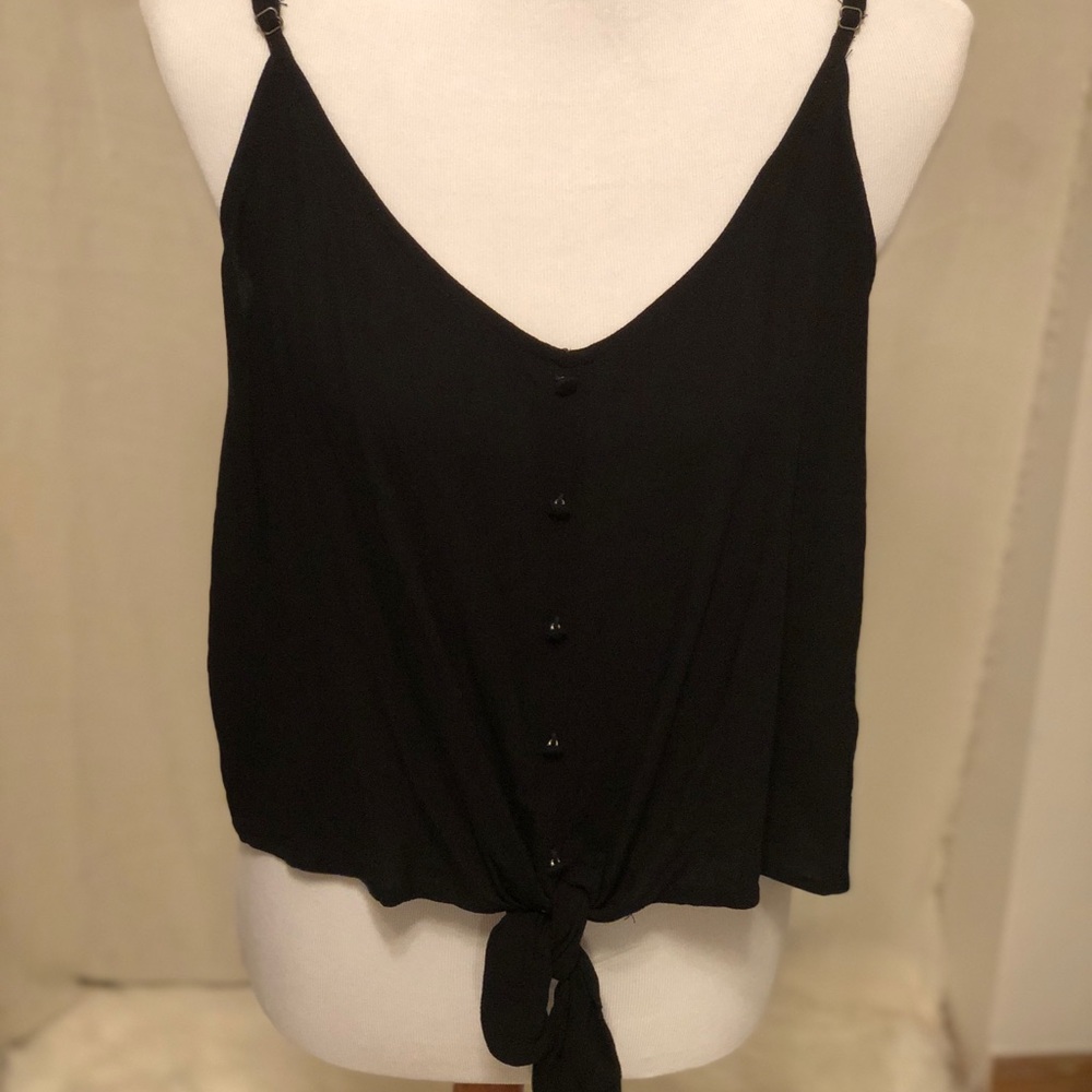 Button-Up Black Tank (size small)